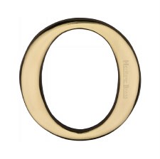Heritage C1565 Letter O Polished Brass