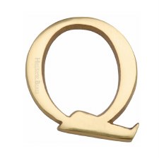 Heritage C1565 Letter Q Polished Brass