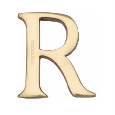 Heritage C1565 Letter R Polished Brass