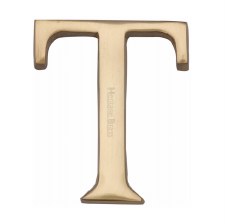 Heritage C1565 Letter T Polished Brass