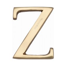 Heritage C1565 Letter Z Polished Brass