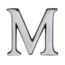 Heritage C1565 Letter M Polished Chrome