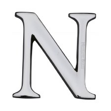 Heritage C1565 Letter N Polished Chrome