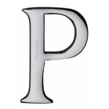 Heritage C1565 Letter P Polished Chrome