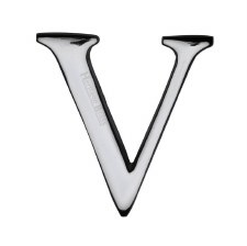 Heritage C1565 Letter V Polished Chrome