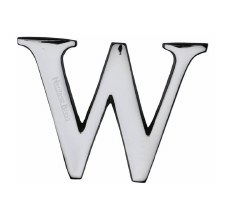 Heritage C1565 Letter W Polished Chrome