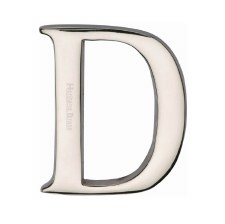 Heritage C1565 Letter D Polished Nickel
