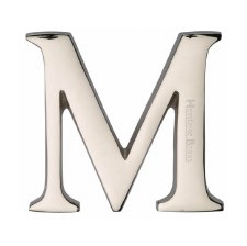 Heritage C1565 Letter M Polished Nickel