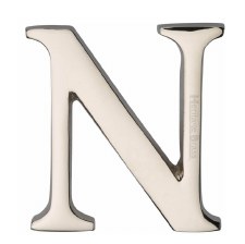 Heritage C1565 Letter N Polished Nickel