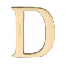 Heritage C1565 Letter D Satin Brass