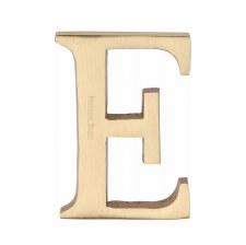 Heritage C1565 Letter E Satin Brass