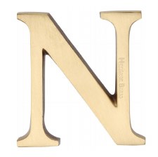 Heritage C1565 Letter N Satin Brass