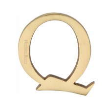 Heritage C1565 Letter Q Satin Brass