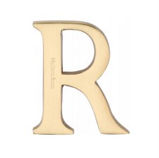 Heritage C1565 Letter R Satin Brass