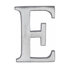 Heritage C1565 Letter E Satin Chrome