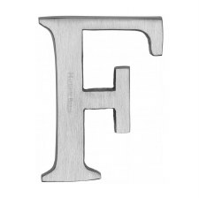 Heritage C1565 Letter F Satin Chrome
