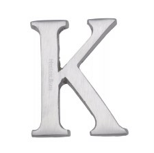 Heritage C1565 Letter K Satin Chrome