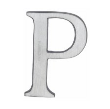 Heritage C1565 Letter P Satin Chrome