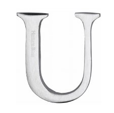 Heritage C1565 Letter U Satin Chrome
