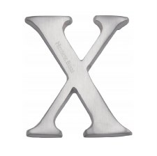 Heritage C1565 Letter X Satin Chrome