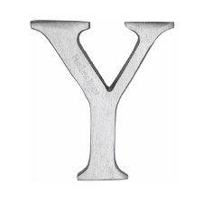 Heritage C1565 Letter Y Satin Chrome