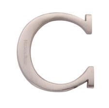 Heritage C1565 Letter C Satin Nickel