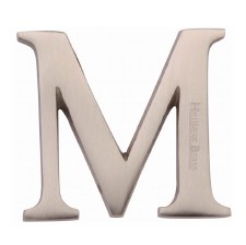 Heritage C1565 Letter M Satin Nickel