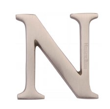 Heritage C1565 Letter N Satin Nickel