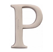 Heritage C1565 Letter P Satin Nickel