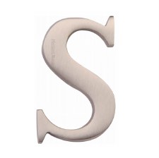 Heritage C1565 Letter S Satin Nickel