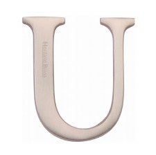 Heritage C1565 Letter U Satin Nickel