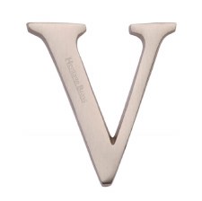 Heritage C1565 Letter V Satin Nickel