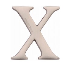 Heritage C1565 Letter X Satin Nickel