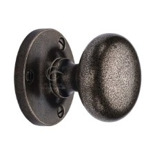 Heritage Aveley Mortice Door Knob RPW4975 Rustic Pewter