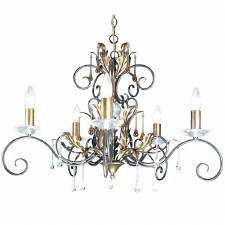 Elstead Amarilli 5 Light Chandelier Bronze Gold Elstead Amarilli 5 Light Chandelier Bronze Gold
