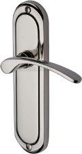 Heritage Ambassador Latch Door Handles AMB6210 Polished Nickel Heritage Ambassador Latch Door Handles AMB6210 Polished Nickel