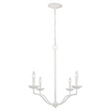 Feiss Annie 4 Light Chandelier Plaster White Feiss Annie 4 Light Chandelier Plaster White