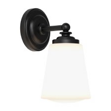 Anton Bathroom Wall Light Matt Black