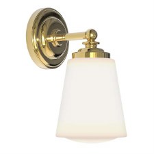 Anton Bathroom Wall Light Polished Brass