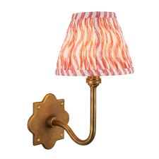 Anvil Wall Light Fitting Aged Brass