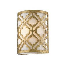 Gilded Nola Arabella Flush Wall Light