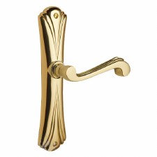 Brassart Liberty 748 Latch Door Handles Polished Brass Unlacquered