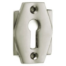 Croft Art Deco Escutcheon 7008 Polished Nickel