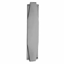 Croft 7011 Art Deco 12" Finger Plate Polished Chrome Croft 7011 Art Deco 12" Finger Plate Polished Chrome