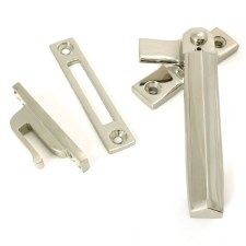 From The Anvil Art Deco Castement Fastener Right Hand Polished Nickel
