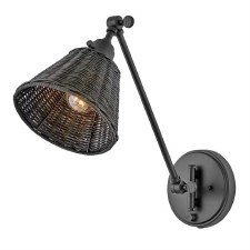 Hinkley Arti Adjustable Wall Light Black Hinkley Arti Adjustable Wall Light Black