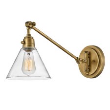 Hinkley Arti Adjustable Wall Light Heritage Brass Hinkley Arti Adjustable Wall Light Heritage Brass