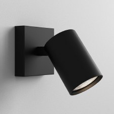 Ascoli Single Spotlight Matt Black