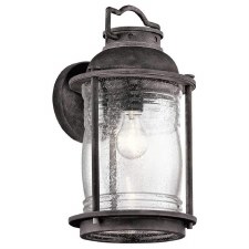 Kichler Ashland Bay Large Wall Light Weathered Zinc