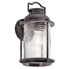 Kichler Ashland Bay Medium Wall Light Weathered Zinc